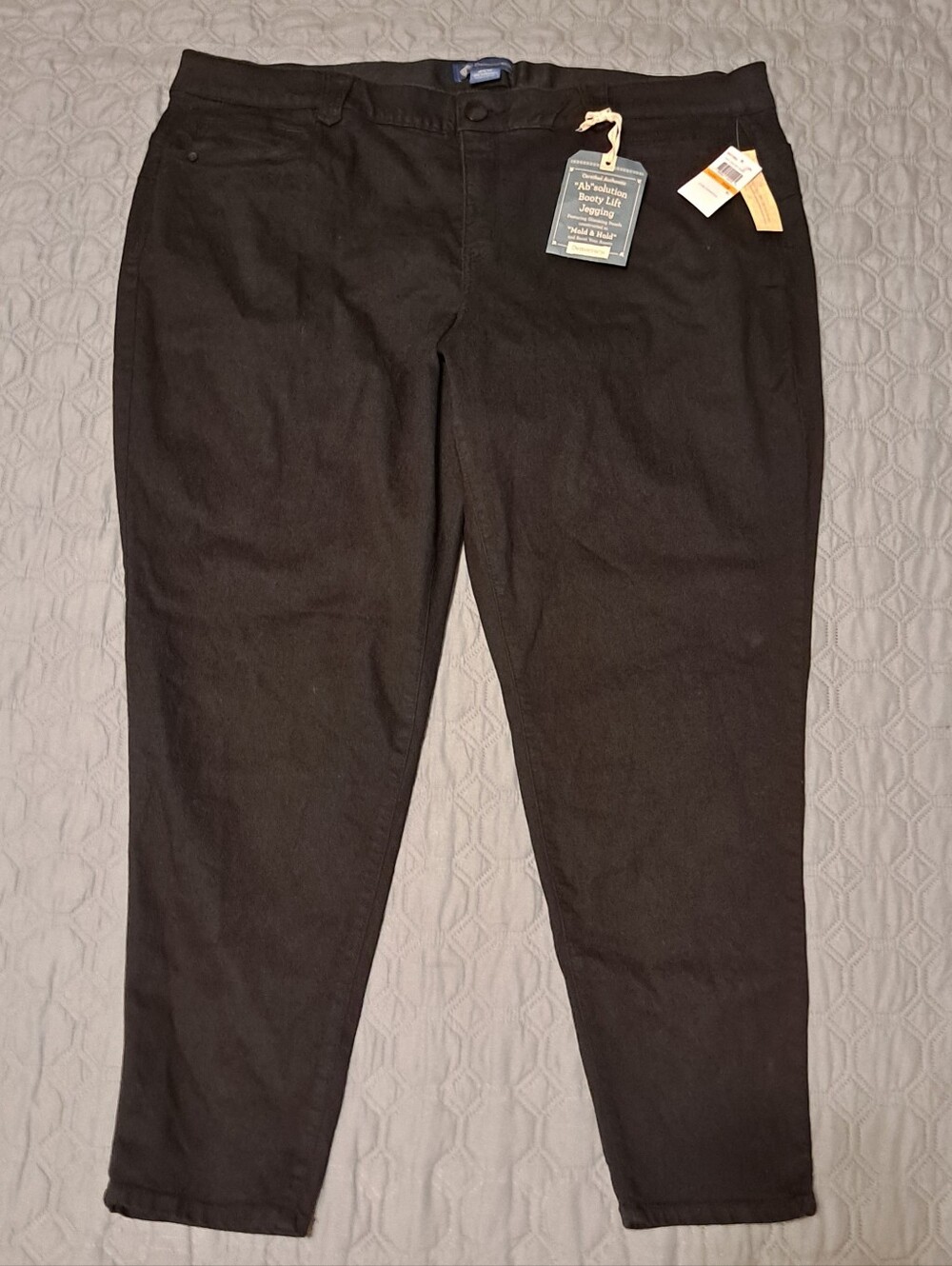 Democracy  Essential Black Women's Black Jeans Sz 24W